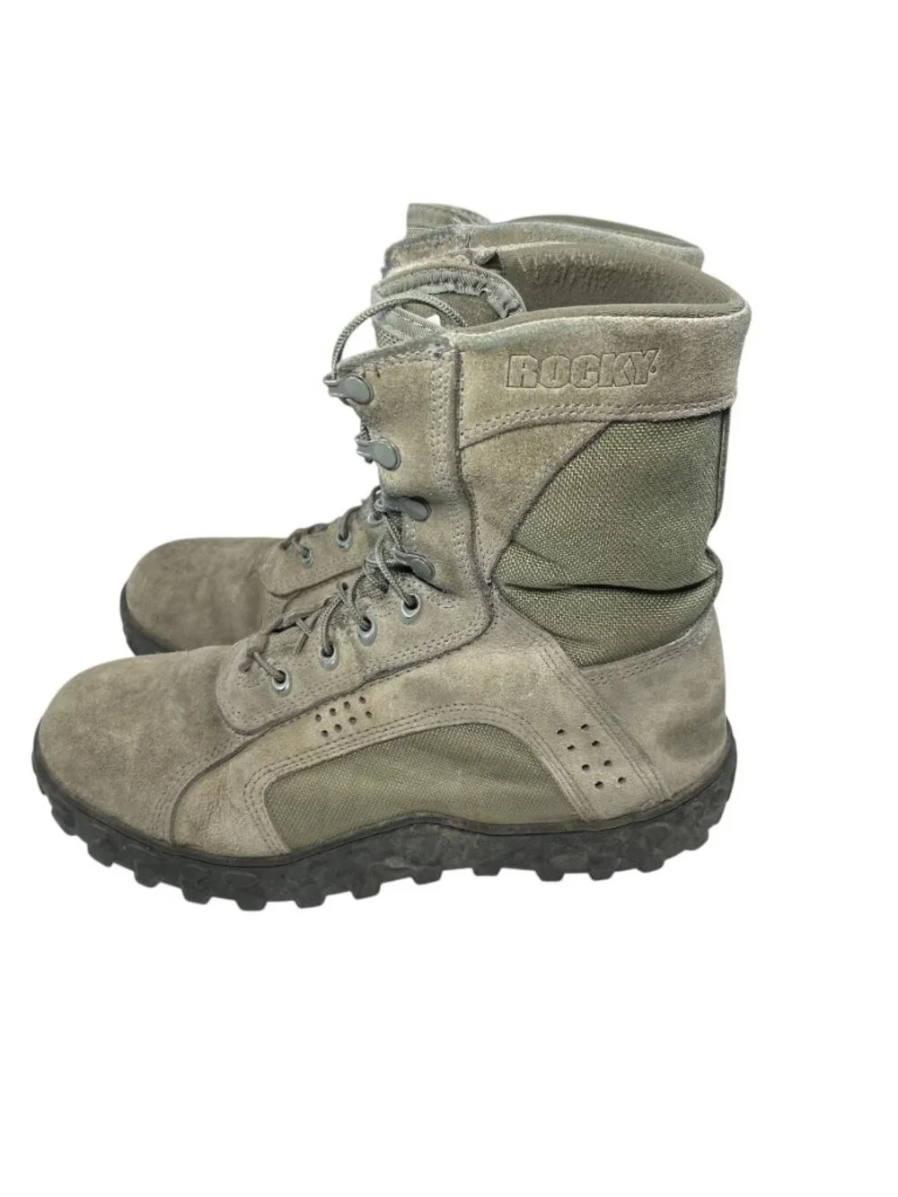 Rocky Mens S2V Special Ops Tactical Military Sage Green Boots Size 11.5 Wide